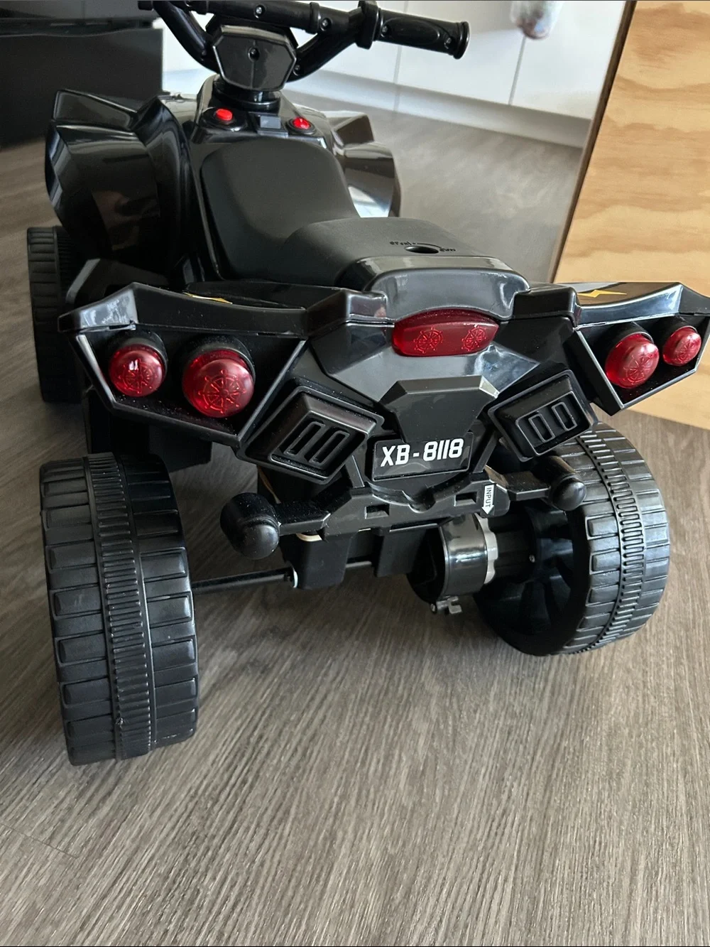 Kids Ride-On Quad ATV - Black
